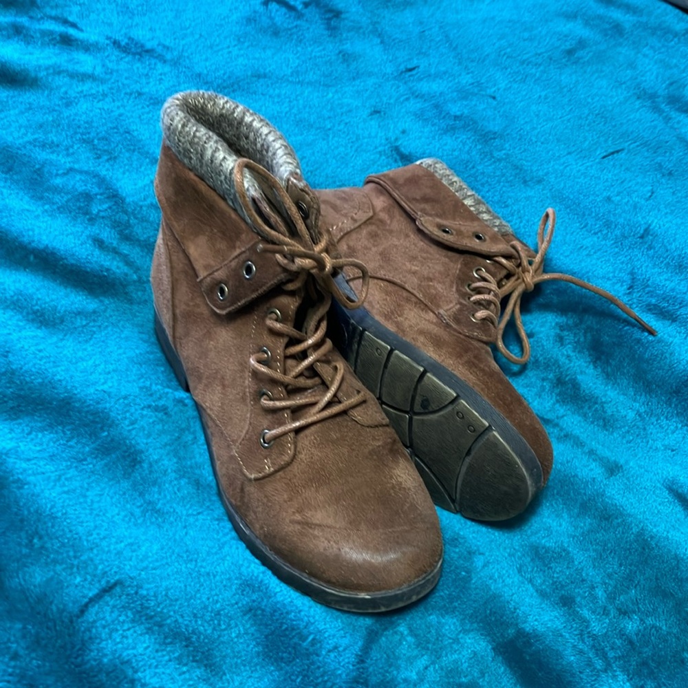 Arizona Brand Faux Suede Booties